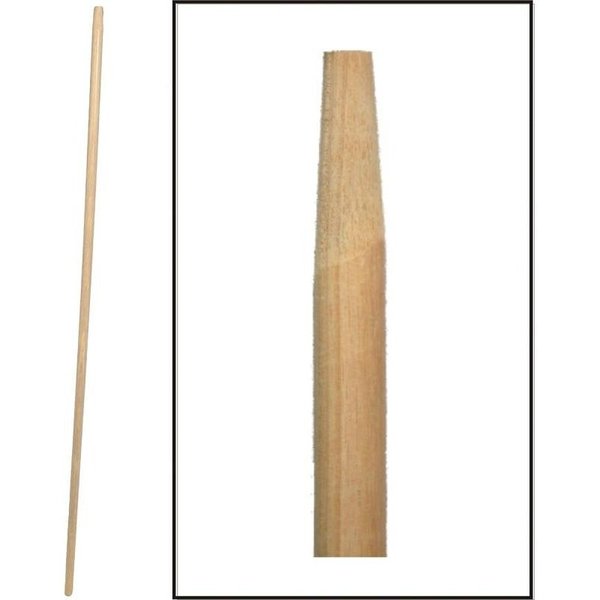 Birdwell Broom Handle, 1516 in Dia, 60 in L, Hardwood 521-12